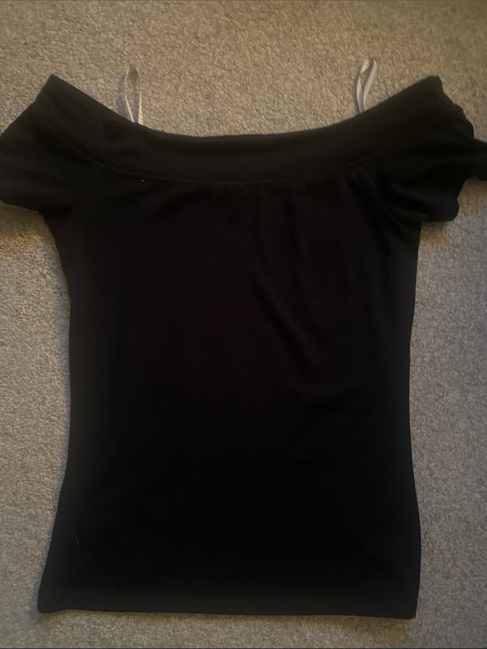 Guess Black Off-Shoulder Camisole with Support Straps